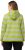 Ulla Popken Mixed Stripe Long Sleeve Hoodie Apple Green - Collegetröjor & hoodies - 