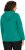 Ulla Popken Face Graphic Long Sleeve Hoodie Emerald Green - Collegetröjor & hoodies - 