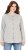 Ulla Popken Cable Knit Long Sleeve Hoodie Light Grey Melange - Collegetröjor & hoodies - 