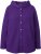 Ulla Popken Cable Knit Long Sleeve Hoodie Deep Violet - Collegetröjor & hoodies - 
