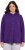 Ulla Popken Cable Knit Long Sleeve Hoodie Deep Violet - Collegetröjor & hoodies - 