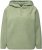 Ulla Popken Teddy Plush Long Sleeve Hoodie Sage Green - Collegetröjor & hoodies - 