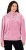 Ulla Popken Corduroy Hoodie Raspberry - Collegetröjor & hoodies - 