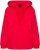 Ulla Popken Plunge Neck Long Sleeve Hoodie Salsa Red - Collegetröjor & hoodies - 
