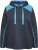 Ulla Popken Waffle Pique Contrast Color Hoodie Navy - Collegetröjor & hoodies - 