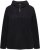 Ulla Popken Fleece Sweatshirt Hoodie Black - Collegetröjor & hoodies - 