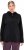 Ulla Popken Fleece Sweatshirt Hoodie Black - Collegetröjor & hoodies - 