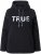 Ulla Popken TRUE Lettering Hoodie Black - Collegetröjor & hoodies - 