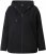 Ulla Popken Eyelet Embroidered Zip-Up Hoodie Black - Collegetröjor & hoodies - 