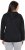 Ulla Popken Eyelet Embroidered Zip-Up Hoodie Black - Collegetröjor & hoodies - 