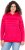 Ulla Popken Oversized Striped Long Sleeve Hoodie Lychee - Collegetröjor & hoodies - 
