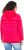 Ulla Popken Oversized Striped Long Sleeve Hoodie Lychee - Collegetröjor & hoodies - 