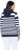 Ulla Popken Oversized Striped Long Sleeve Hoodie Ink Blue - Collegetröjor & hoodies - 