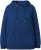 Ulla Popken Applique Lettering Hooded Sweatshirt Dark Blue - Collegetröjor & hoodies - 