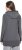 Ulla Popken Decorative Seam Zip-Up Hoodie Graphite Grey - Collegetröjor & hoodies - 