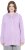 Ulla Popken Decorative Seam Zip-Up Hoodie Lavender - Collegetröjor & hoodies - 