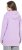Ulla Popken Decorative Seam Zip-Up Hoodie Lavender - Collegetröjor & hoodies - 