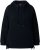 Ulla Popken Decorative Lace-Up Hoodie Black - Collegetröjor & hoodies - 