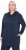 Ulla Popken Contrast Piping Zip-Up Hoodie Navy - Collegetröjor & hoodies - 