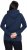 Ulla Popken Relaxed Fit Long Sleeve Hoodie Navy - Collegetröjor & hoodies - 