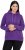 Ulla Popken Relaxed Fit Long Sleeve Hoodie Deep Violet - Ulla Popken - 