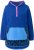 Ulla Popken Color Block Fleece Hoodie Denim Blue - Collegetröjor & hoodies - 