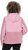 Ulla Popken Mixed Texture Hoodie Wildberry - Collegetröjor & hoodies - 