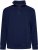 Kam Jeans 7090 1/4 Zip Jacquard Knit Self Stripe Sweatshirt Navy - Tröjor & hoodies - Stora hoodies & tröjor - 2XL-14XL
