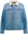 Ulla Popken Teddy Fleece Lined Denim Jacket Blue Denim - Jackor - 