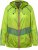 Ulla Popken Neon Rain Jacket Activewear Safety Yellow - Jackor - 