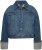 Ulla Popken Wide Cuff Denim Jacket Blue Denim - Jackor - 