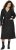 Ulla Popken Denim Acid Wash Trench Coat Black - Jackor - 