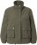 Ulla Popken Cargo Style Elastic Hem Jacket Olive Grey - Jackor - 