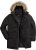Men Plus Parka With Fur Hood Black - Jackor - Stora jackor - 2XL-12XL