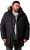Men Plus Parka With Fur Hood Black - Jackor - Stora jackor - 2XL-12XL