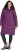 Ulla Popken HYPRAR Longline Water Repellent Jacket Plum - Jackor - 