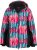 Ulla Popken HYPRAR Graphic Stripe Fully Lined Ski Jacket Teal - Jackor - 