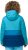Ulla Popken HYPRAR Colorblock Fully Lined Ski Jacket Bright Turquoise - Jackor - Damjackor i stora storlekar