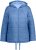 Ulla Popken Reversible Butterfly Print Fully Lined Quilted Jacket Blue Denim - Jackor - 