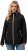 Ulla Popken Hyprar Quilt Mix Jacket Black - Jackor - 
