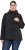 Ulla Popken HYPRAR Toggle Button Microfleece Lined Jacket Black - Jackor - 