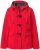 Ulla Popken HYPRAR Toggle Button Microfleece Lined Jacket Salsa Red - Jackor - 