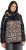 Ulla Popken HYPRAR Leopard And Leather Look Quilted Jacket Black - Jackor - 