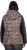 Ulla Popken HYPRAR Leopard And Leather Look Quilted Jacket Black - Jackor - 