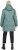 Ulla Popken HYPRAR Drawstring Waist Parka Grey Green - Jackor - 