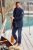 JP1880 Jacket Water-repellent Herringbone Insert Navy - Jackor - Stora jackor - 2XL-12XL
