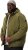STHUGE Bomber Jacket With Hood Green - Jackor - Stora jackor - 2XL-12XL