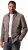 JP1880 Leather Jacket Lamskin Suede Grey - Jackor - Stora jackor - 2XL-12XL