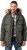 JP1880 Quilted Parka Lightweight and Warm with Faux Fur Hood Dark Green - Jackor - Stora jackor - 2XL-12XL