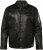 JP1880 Leather Jacket Finest Lamb Nappa Black - Jackor - Stora jackor - 2XL-12XL